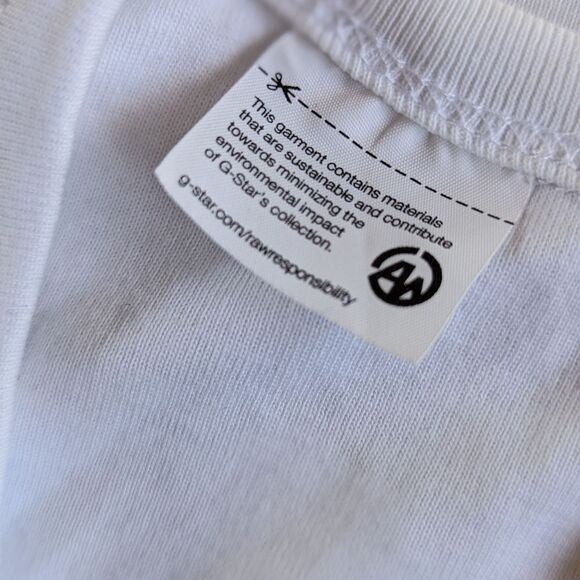 G-star Raw Women's Sleeveless Cotton Logo Tank Tops Sz S in Navy and White - Picture 14 of 16